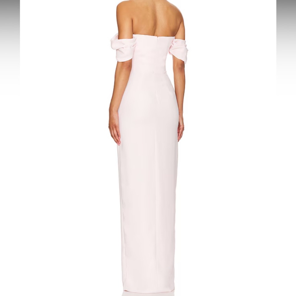 Amanda Uprichard REVOLVE Falcon Gown in Blush L - Picture 2 of 9